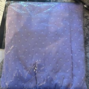 New Lynear textured purple dot dress. Only out of the package to check size